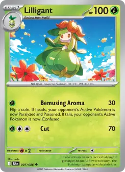 Pokémon-Karte Lilligant 007/086