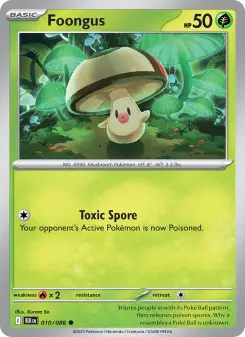 Pokémon-Karte Foongus 010/086