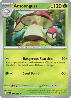 Pokémon-Karte Amoonguss 011/086