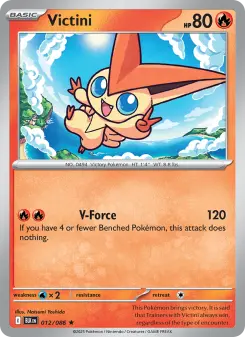 Pokémon-Karte Victini 012/086