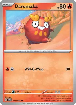 Pokémon-Karte Darumaka 013/086
