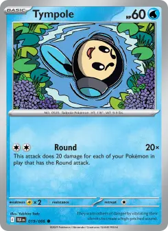 Pokémon-Karte Tympole 019/086