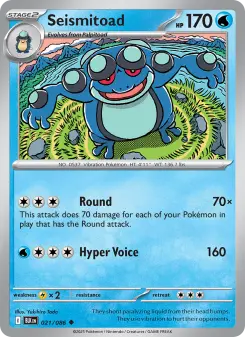 Pokémon-Karte Seismitoad 021/086