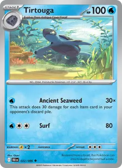 Pokémon-Karte Tirtouga 022/086