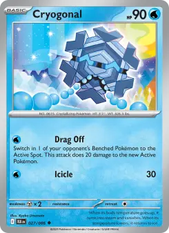 Pokémon-Karte Cryogonal 027/086