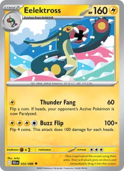 Pokémon-Karte Eelektross 032/086
