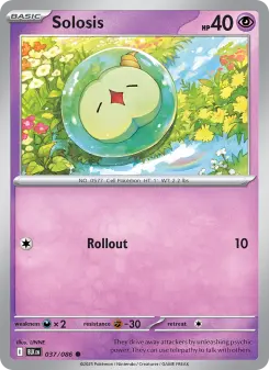 Pokémon-Karte Solosis 037/086