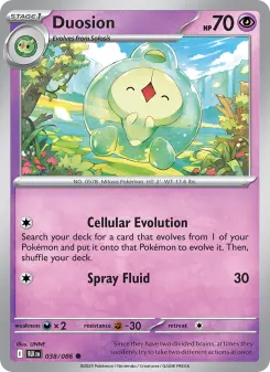 Pokémon-Karte Duosion 038/086