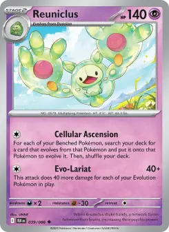 Pokémon-Karte Reuniclus 039/086
