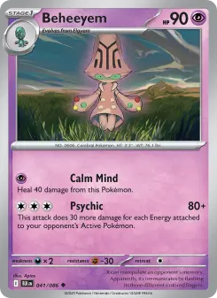 Pokémon-Karte Beheeyem 041/086