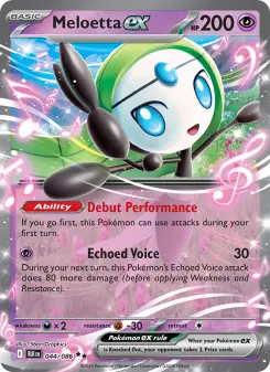 Pokémon-Karte Meloetta ex 044/086