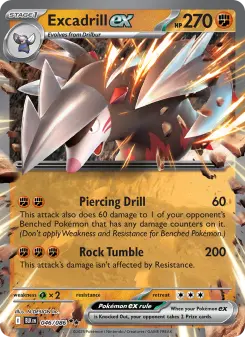 Pokémon-Karte Excadrill ex 046/086