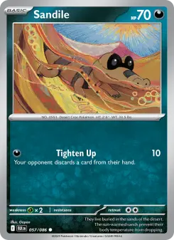 Pokémon-Karte Sandile 057/086