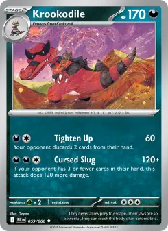 Pokémon-Karte Krookodile 059/086