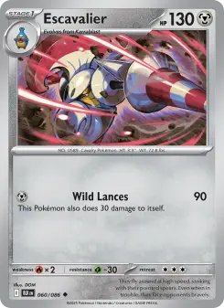 Pokémon-Karte Escavalier 060/086