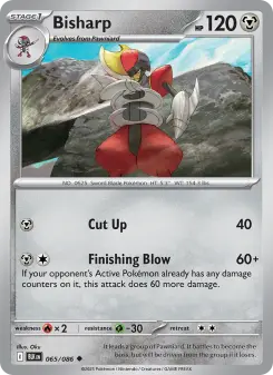 Pokémon-Karte Bisharp 065/086
