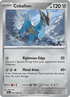 Pokémon-Karte Cobalion 066/086