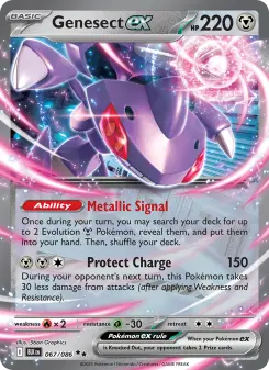 Pokémon-Karte Genesect ex 067/086