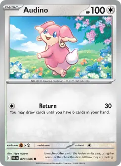 Pokémon-Karte Audino 074/086