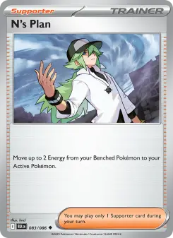 Pokémon-Karte N's Plan 083/086