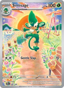 Pokémon-Karte Simisage 090/086