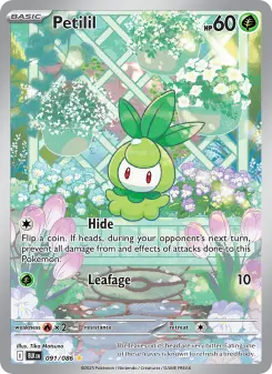 Pokémon-Karte Petilil 091/086