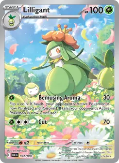 Pokémon-Karte Lilligant 092/086