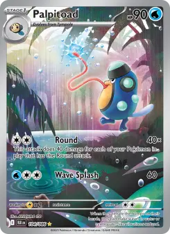 Pokémon-Karte Palpitoad 104/086