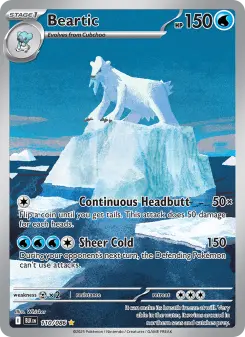 Pokémon-Karte Beartic 110/086