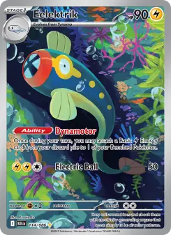 Pokémon-Karte Eelektrik 114/086