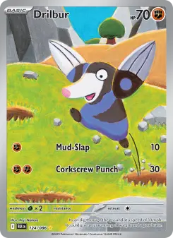 Pokémon-Karte Drilbur 124/086
