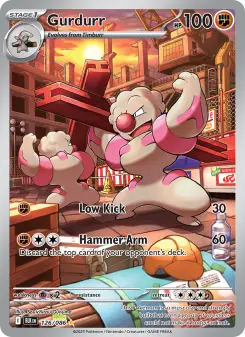 Pokémon-Karte Gurdurr 126/086