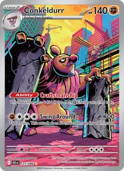 Pokémon-Karte Conkeldurr 127/086