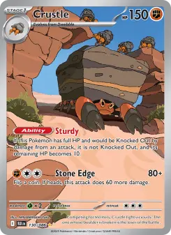 Pokémon-Karte Crustle 130/086