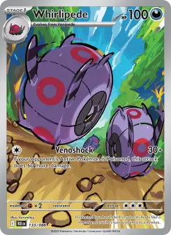 Pokémon-Karte Whirlipede 133/086
