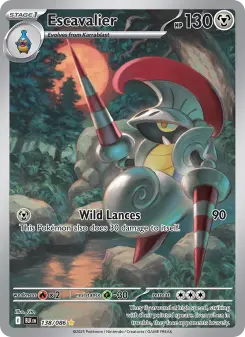 Pokémon-Karte Escavalier 138/086