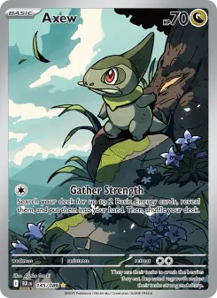 Pokémon-Karte Axew 145/086
