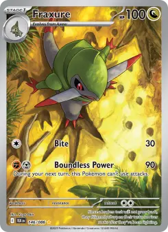 Pokémon-Karte Fraxure 146/086