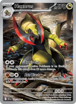 Pokémon-Karte Haxorus 147/086