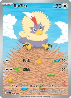 Pokémon-Karte Rufflet 154/086