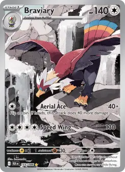 Pokémon-Karte Braviary 155/086