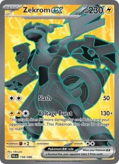 Pokémon-Karte Zekrom ex 158/086