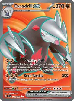 Pokémon-Karte Excadrill ex 160/086