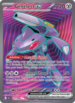 Pokémon-Karte Genesect ex 161/086