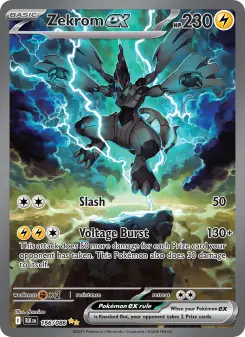Pokémon-Karte Zekrom ex 166/086
