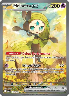 Pokémon-Karte Meloetta ex 167/086