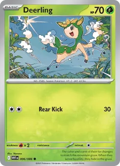 Pokémon-Karte Deerling 006/086