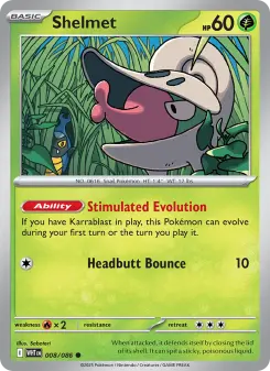 Pokémon-Karte Shelmet 008/086