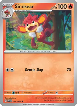 Pokémon-Karte Simisear 015/086