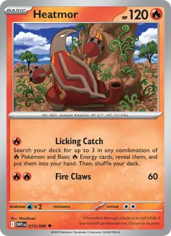 Pokémon-Karte Heatmor 019/086